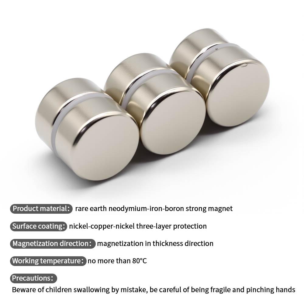 20x10mm Super Strong Neodymium Magnet N35 NdfeB Permanent Magnetic Imanes Round Powerful Magnets Refrigerator Magnet