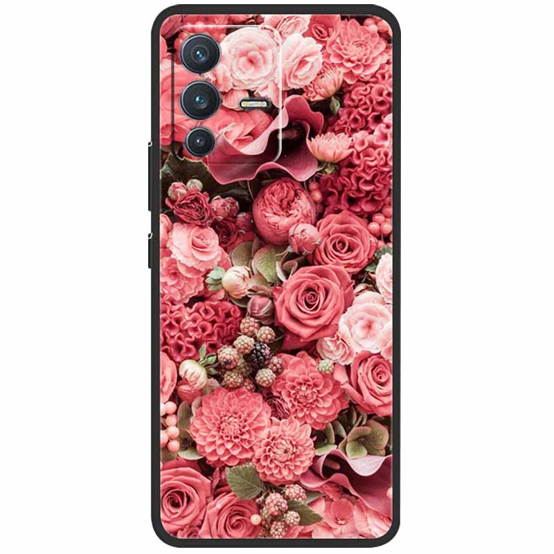 Case For Vivo V23 5G Cover V23 Pro Silicone Soft Protective Back Cases for Vivo V 23 5G Case V2130 V2132 V23Pro TPU Bumper Bag