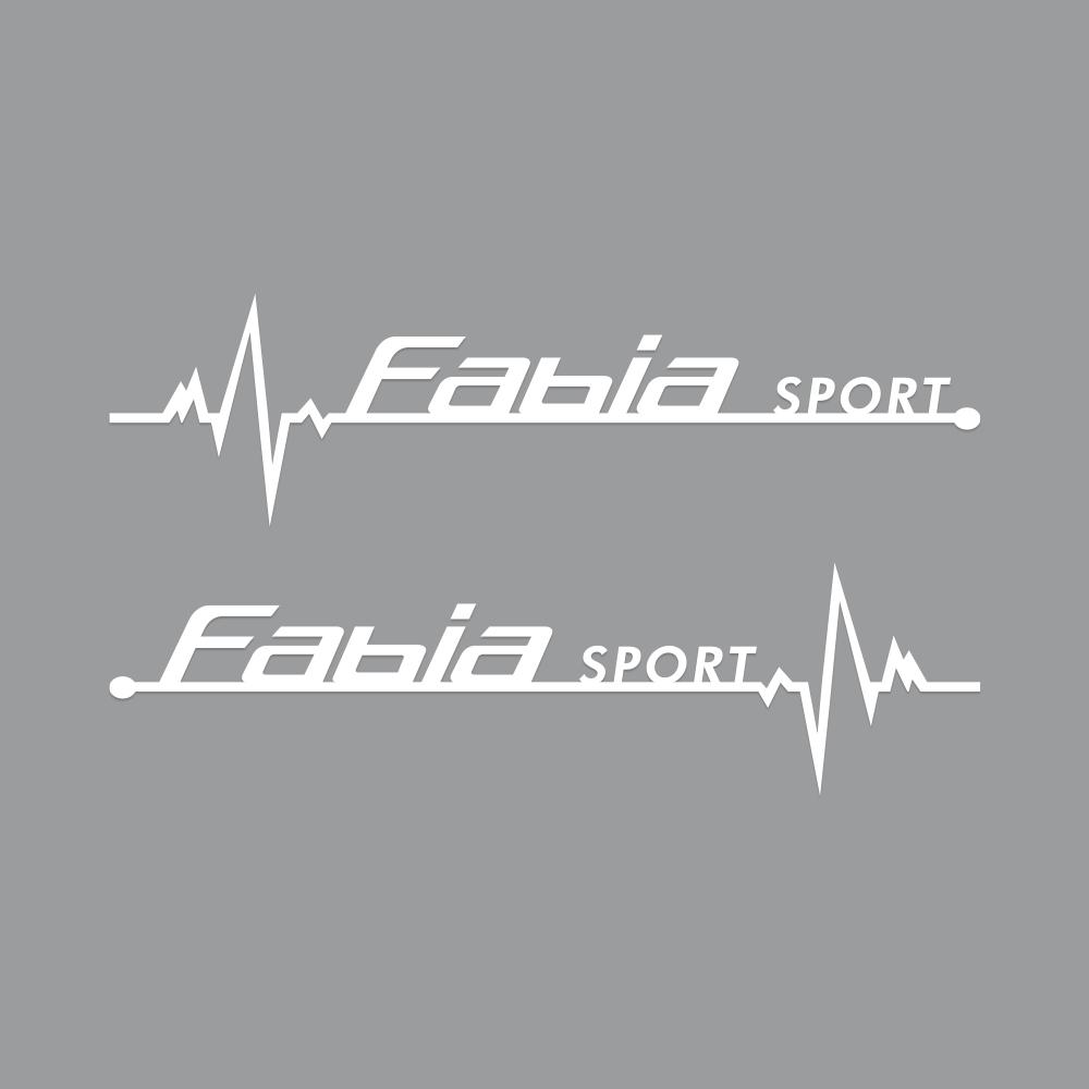 Car Styling Sticker 2PCS Side Window Creative Decorative Decals for Skoda Octavia Rapid Fabia Superb Kodiaq Scala Karop Kamiq
