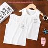 Children's Cotton Vest Set - 2-Piece, Breathable Summer Tank Tops for Boys & Girls, Baby Belly Protection, A-Class, Pure Cotton
