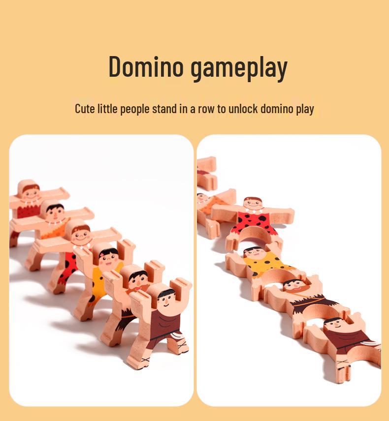 Strongman Wooden Animal Balance Blocks - Children's Educational Stacking Toy