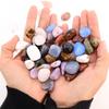 Irregular Natural Agate Crystal Stone Pendants for Keychains and Accessories