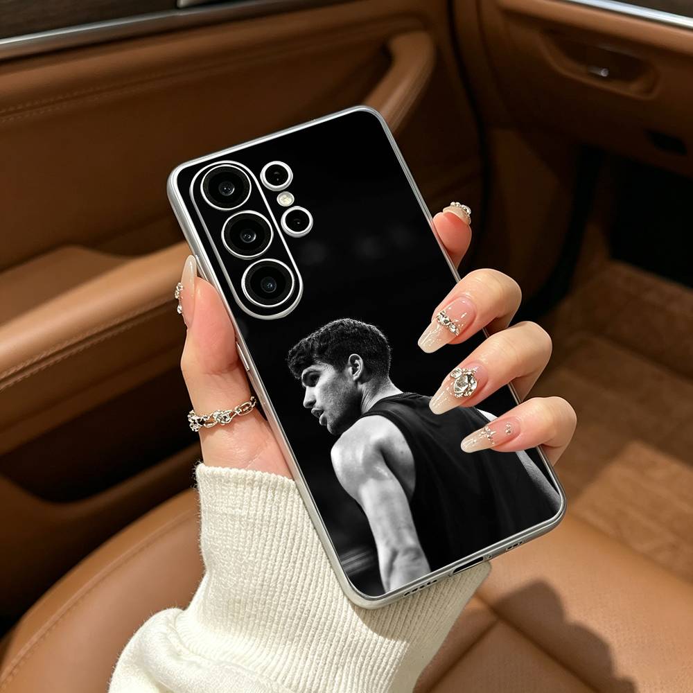 C-Carlos -A-Alcaraz-Tennis Phone Case For Samsung S25,S24,S21,S22,S23,S30,Ultra,S20,Plus,Fe,Lite Transparent Cover