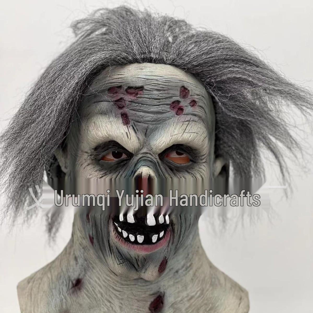 2024 Cross-border Zombie Monster Latex Mask for Halloween and Easter Cosplay