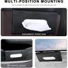 Car Tissue Holder, Vehicle Sun Visor Napkin Box Hanging Paper Towel Dispenser with Tissues Refill, Leather Backseat Paper Towel Case Visor Napkin
