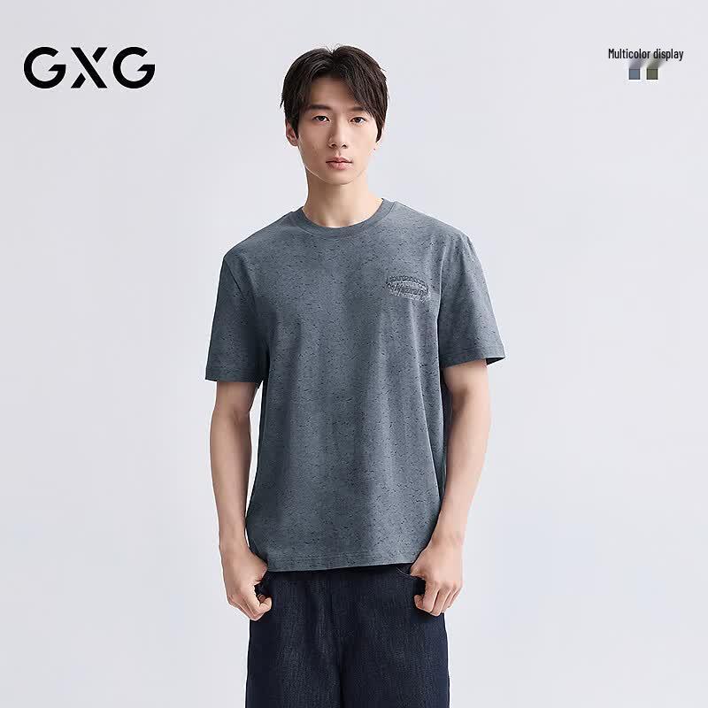 GXG Men s Washed Short Sleeve Round Neck T-Shirt M
