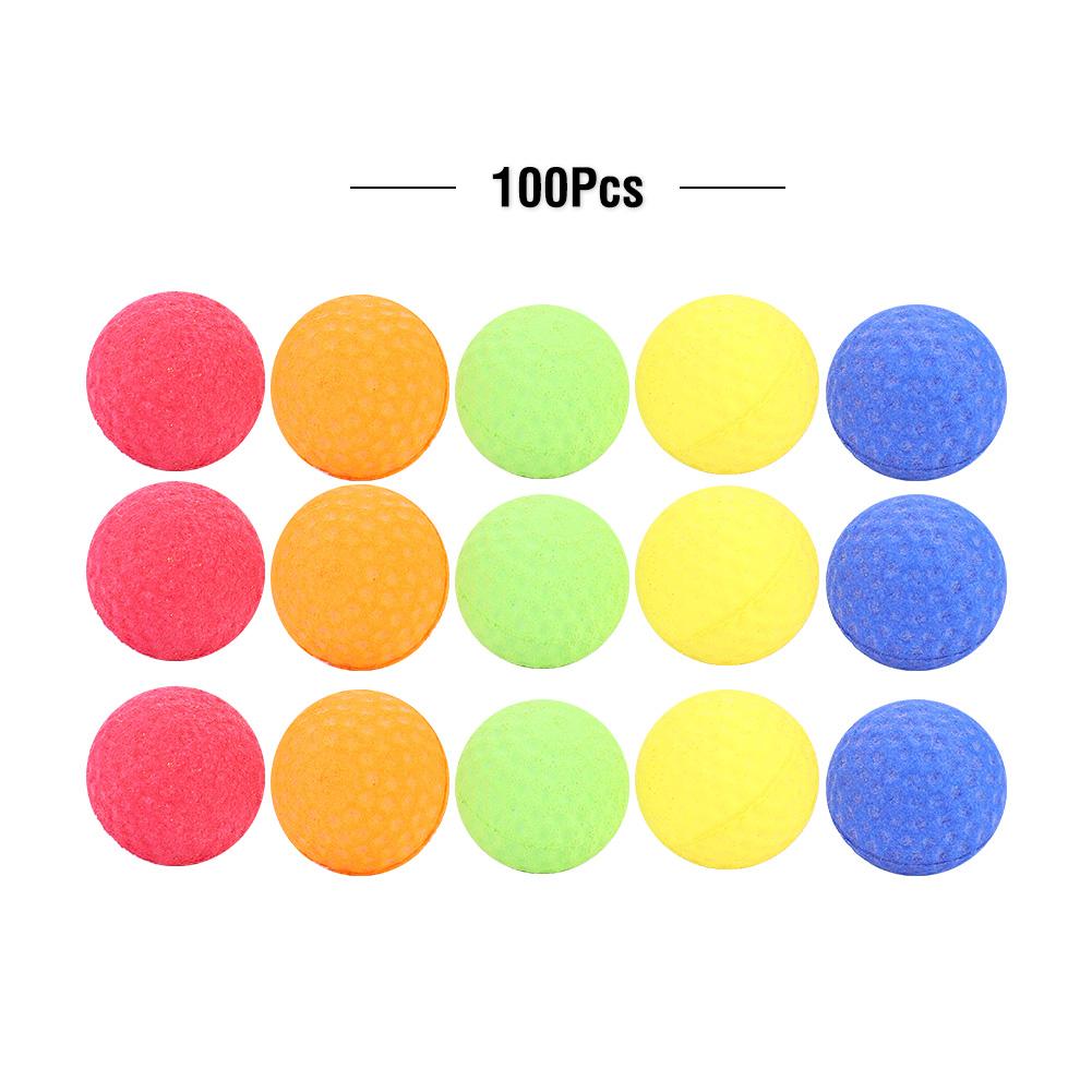 100PCS Colorful Soft Bullet Balls for Rival Zeus Apollo Refill Gun Bullet Toy