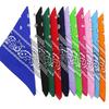 Dozen Paisley Bandanas Multi Colored Set Cowboy Bandana Head Scarf Double Sided