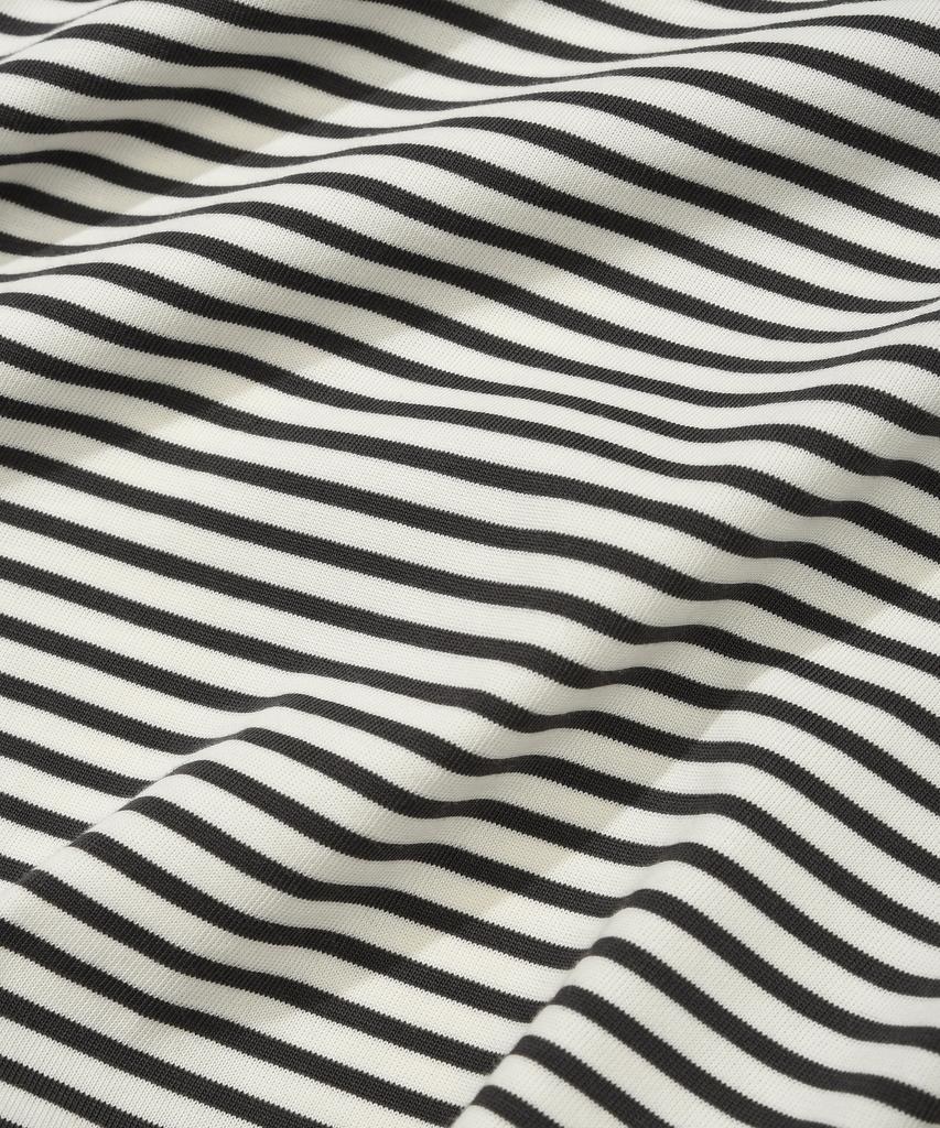 COVERNAT WOMAN Striped T-Shirt Charcoal