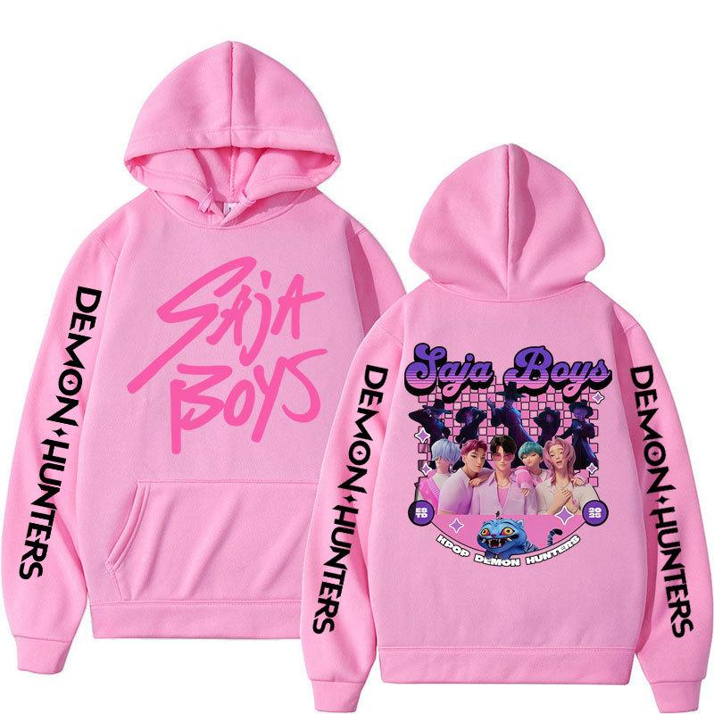 KPop Lovci démonů Saja Chlapecká mikina Harajuku Hip Hop Pulovr Top Pánská a dámská mikina Dárek
