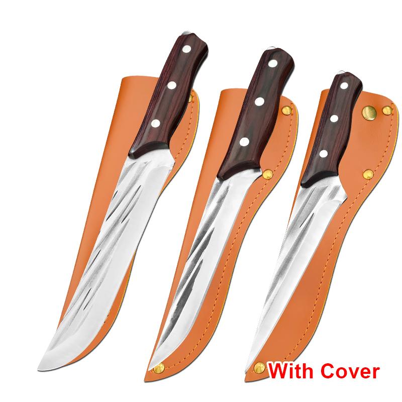 Butcher Boning Knives Cleaver Meat Chopping Vegetables Kitchen Knives Hand Forger Blade Chef Knife Stainless Steel Slicing Knife