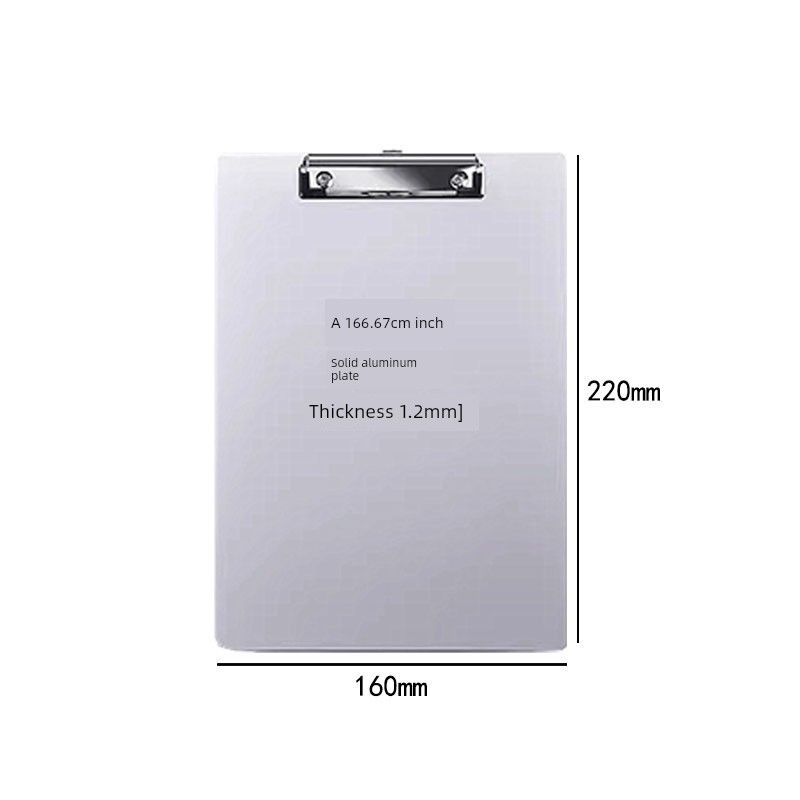 A4a5 Metal Solid Bill Writing Board