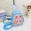 Toddler Baby Three Cartoon Crossbody Bag Pattern Breathable Fabric Outings Daily