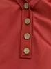 Plus Size Women's V-Neck Sleeveless Vest with Buttons & Pockets - Summer 0XL-5XL