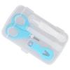 Baby Nail Kit Clipper Scissors Tweezers Nail File   Tools for Infant Manicure Pedicure