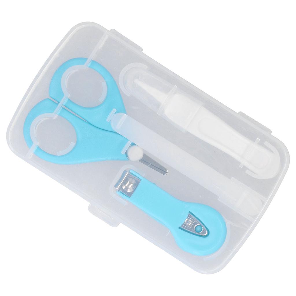 Baby Nail Kit Clipper Scissors Tweezers Nail File   Tools for Infant Manicure Pedicure