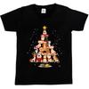1 Childrens Girls Dog Christmas Tree T Shirt Vintage Breathable Slightly Stylish Unisex Soft Designer Clothes