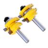 1PC 8mm Shank Rail & Stile Router Bits-Matched Quarter-round Woodworking Cutter Tenon Cutter for Woodworking Tools