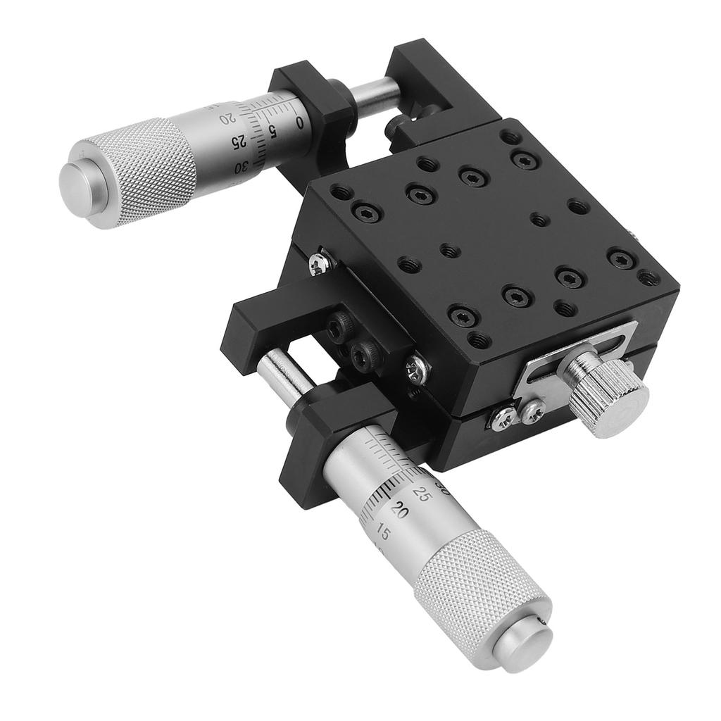 Linear Sliding Table XY Axis Manual Platform Cross Roller Guide Type Stage 40x40mm SEMYW40‑AS