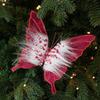 Sequin Bead Butterfly Ornament Fluff Hair Xmas Hanger New Party Decor  Holiday Event