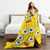 SpongeBobs Dense Yellow Eyes Repeat Tile Blanket Quality Soft Warm  Bedding Throws Winter Couch Chair Sofa Bed Bedspread