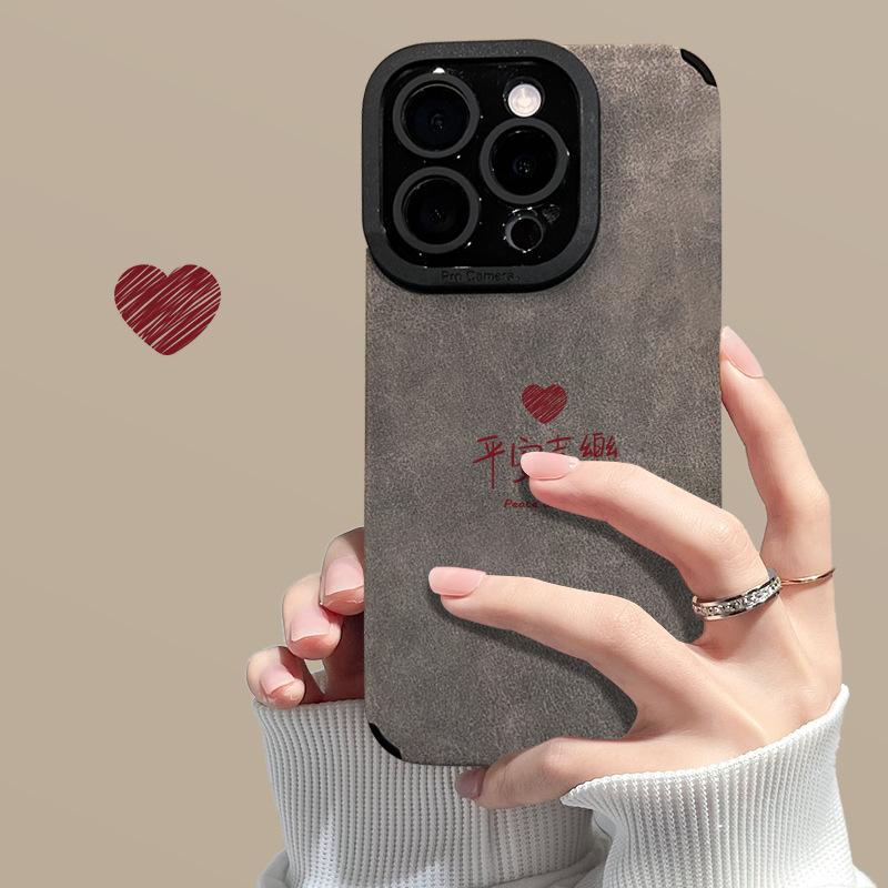 Bransoletki All Things Love Są Odpowiednie do Etui na Telefon Komórkowy Apple 16pro 15 Styl Narodowy 14 Futro 13 Silikonowe Odporne na Upadki X