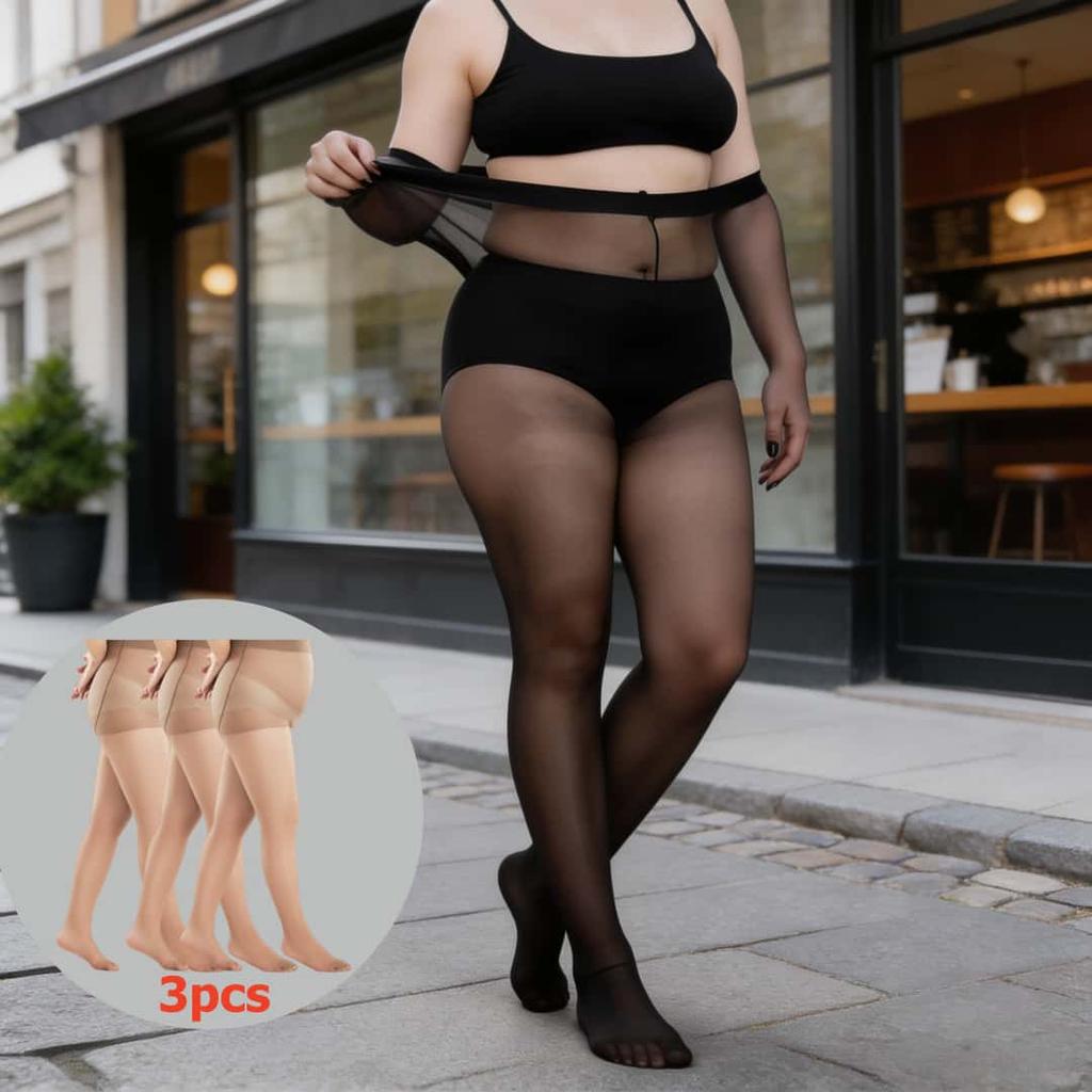 Plus Size Sheer Pantyhose Women Glossy 120Kg Xxl Tights Slimming Thin Summer Panty-Hose Stockings Leg Wear S