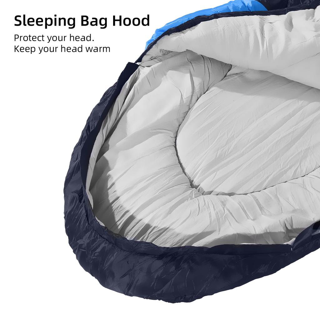 Adult Wearable Sleeping Bags Winter Camping Sleeping Bag with Arm Zipper Holes