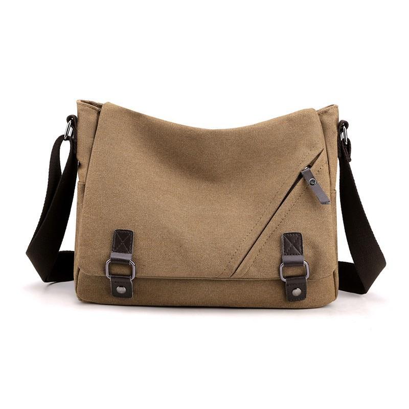 Lightweight Men's Bag Canvas Large-capacity Cross-body Multifunctional Fashionable Casual Shoulder