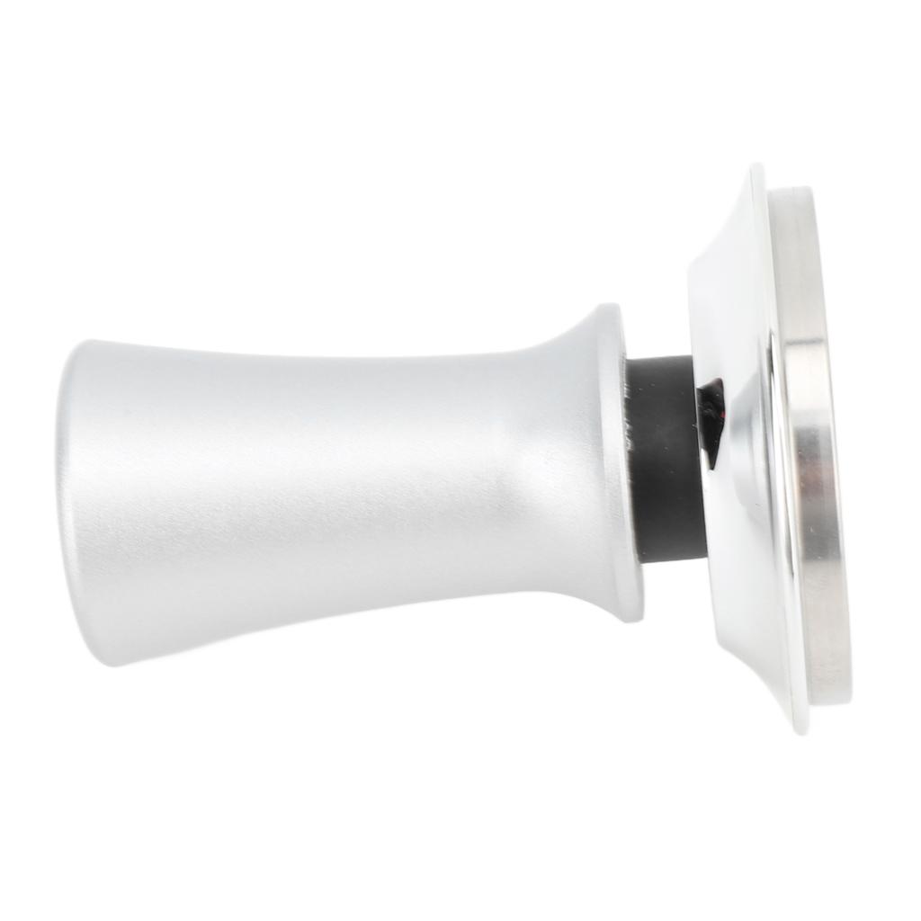 51mm Stainless Steel Coffee Tamper Flat Base Coffee Fine Powder Tamper with Balanced Spring Handle
