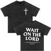 Christian Jesus Died for Me Now I Live for Him Bible Verse Vintage Washed T-shirts Men Women Fashion Harajuku Oversized T Shirts