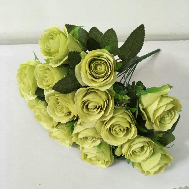 18 Small Rosesartificial Bouquet Floral Decoration Bridal Bouquet Wedding Party