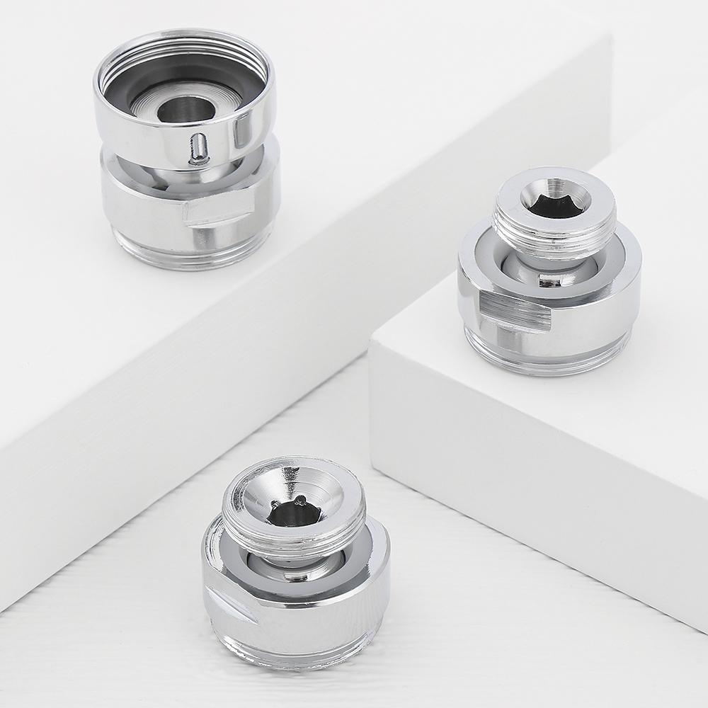 360 Degree Adjustable Brass Faucet Connector Swivel Aerator Adapter Water Purifier Accessories Connect Hose Faucet Fittings