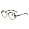 Retro High End Oval Anti Blue Light Reading Glasses Classic Personalized Versatile Design 422