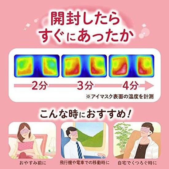 Megurhythm Kao Megurizumu Steam Eye Mask Lavender 12 sheets 3 pack
