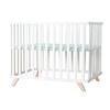 Baby Playpen - ROBA - 75 X 100 Cm - 'Lil Planet' Frost Green Playpen Mat Included - White
