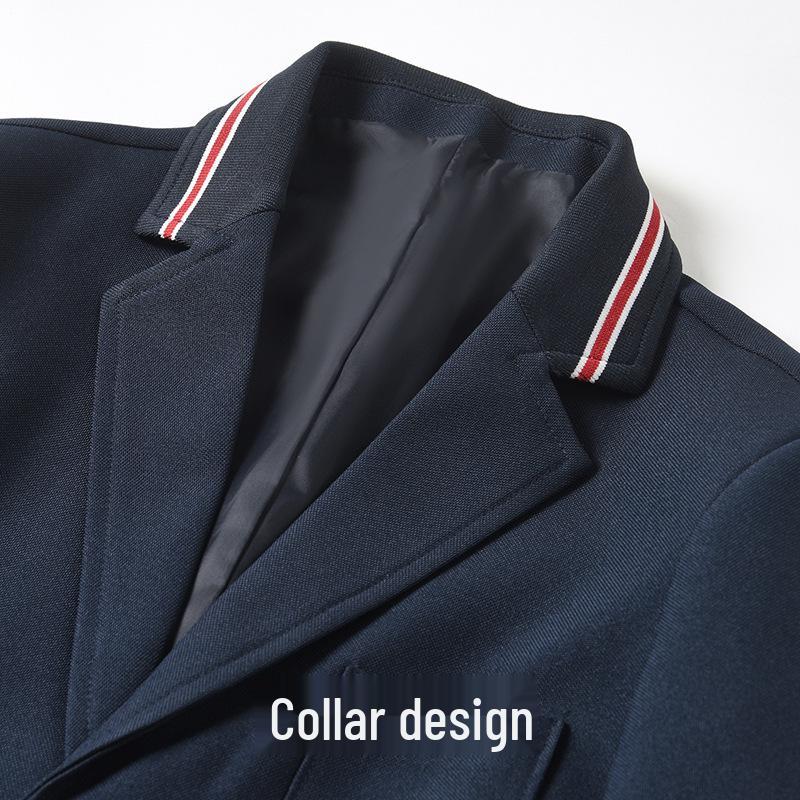 Veste de costume style académie bleu marine pour enfants