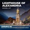 Ugears Lighthouse of Alexandria Wooden Craft No Glue or Tools Required Puzzle, Model,