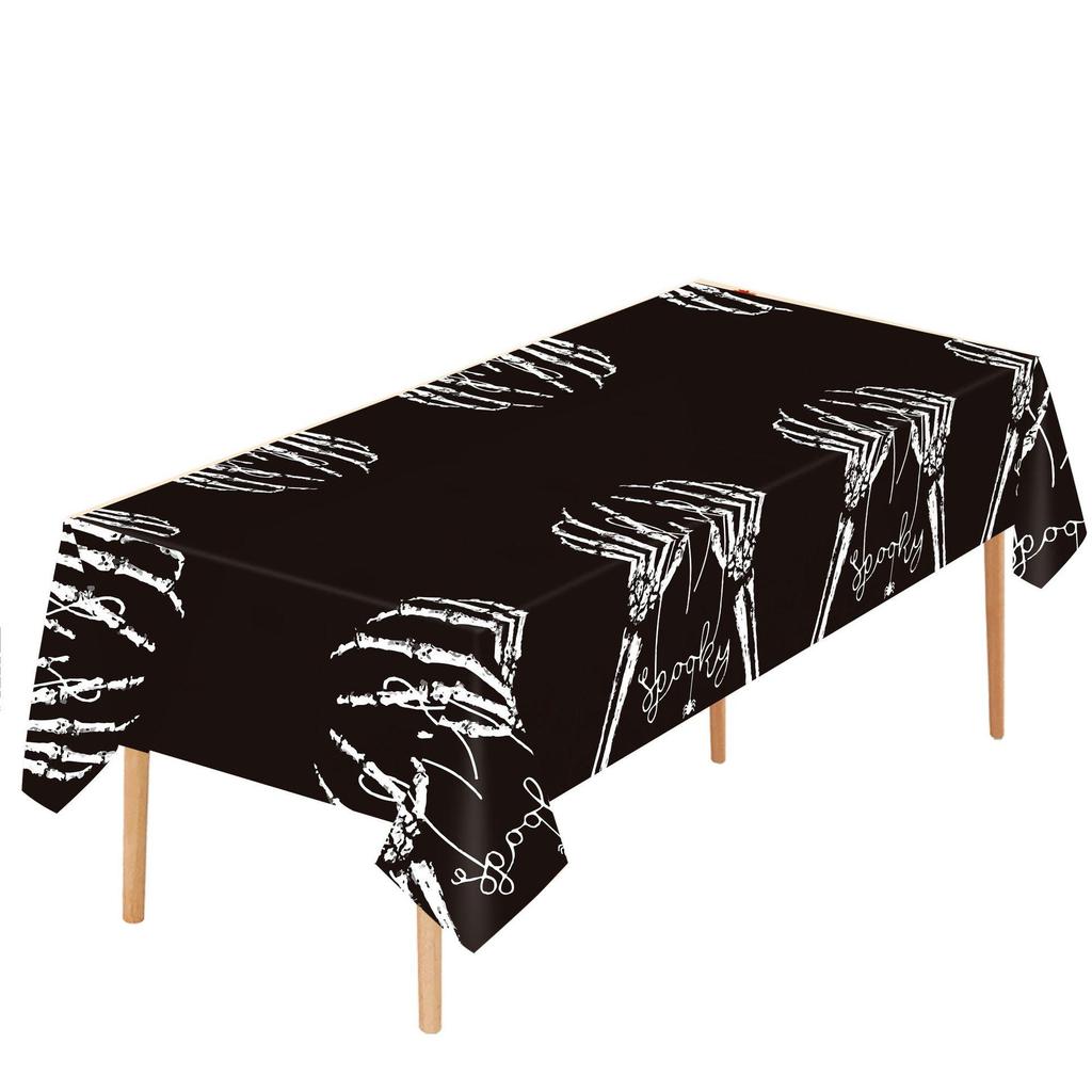 Halloween PEVA Einweg Rechteckige Tischdecke für Partys und Desserts