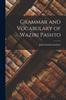 The Grammar and Vocabulary of Waziri Pashto Book