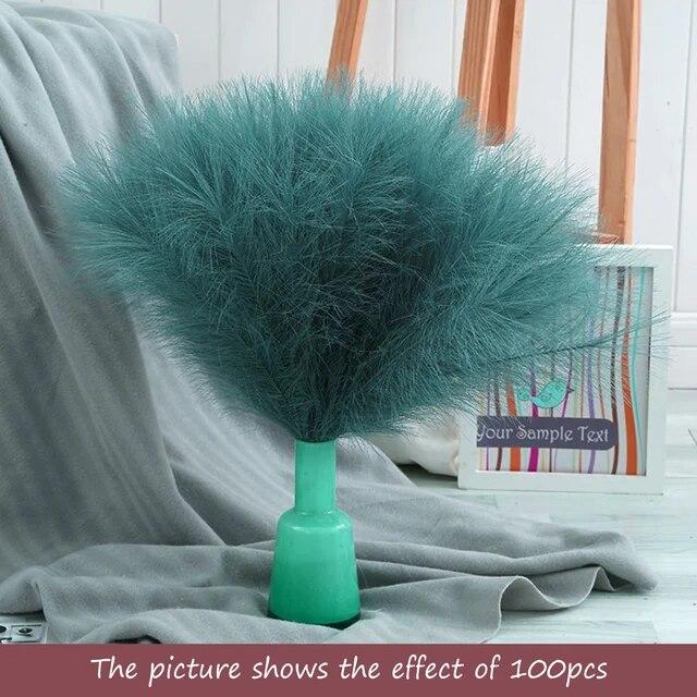 

42 см пушистая пампасная трава декор в стиле бохо искусственный цветок поддельные растения тростник имитация вечерние свадебные украшения дома красочные пампасы 1PCS
