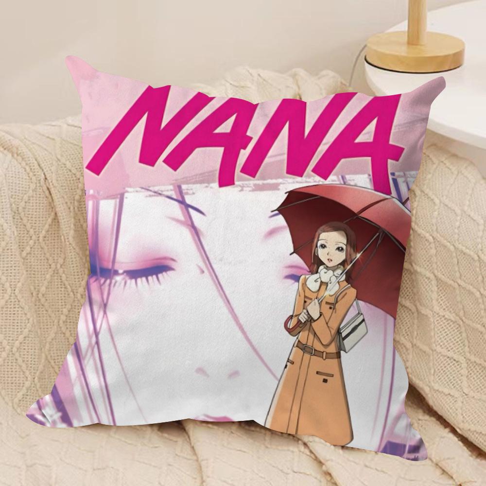 Arrival N-Nana Anime Cushion Cover Soft Plush Double-Sided Printed Sofa Pillow Cushion Cover | Cozy All-Season Decor Gift