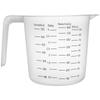 Küchenmessbecher mit Messbecher zum Messen von Lebensmitteln 1L