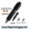 High-Pressure Grease Fitting Unclogging Tool Fitting Cleaner  Vehicle Maintenance