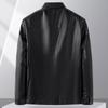 FAPAI Men's Genuine Leather Business Casual Jacket
