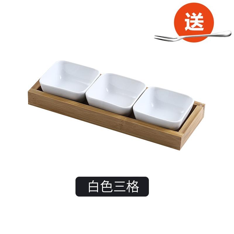 Kreativní keramická mřížková mísa na ovoce, talíř na svačinu, servírovací tác, japonská malá miska s podnosem, domácí stolní tác na sušené ovoce a svačiny