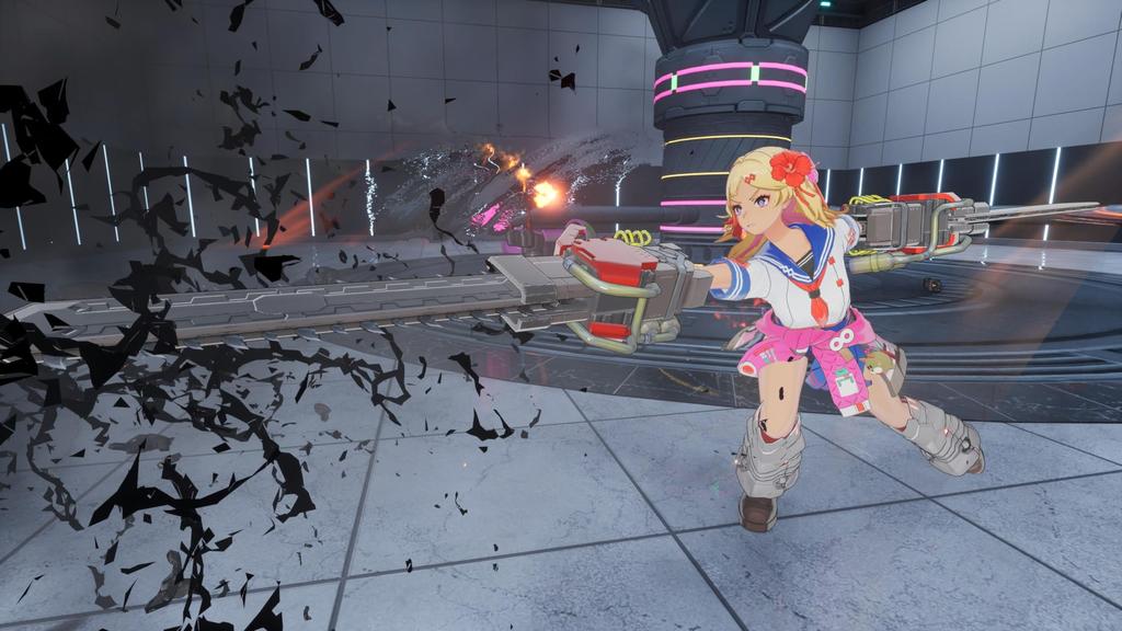 Zenshin Machine Girl PS5 Bonus code included to get exclusive Saki - [First-Press Bonus] Akemi's "Oneechanbara ORIGIN" uniform.