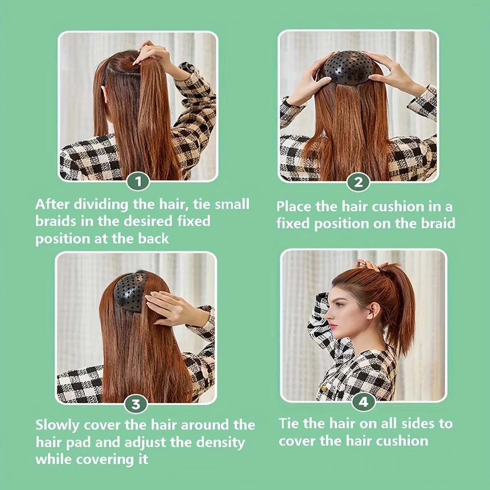 Hair Styling Tools Pomelo Skin Puff Hair Cushion Invisible Hair Bun Pad