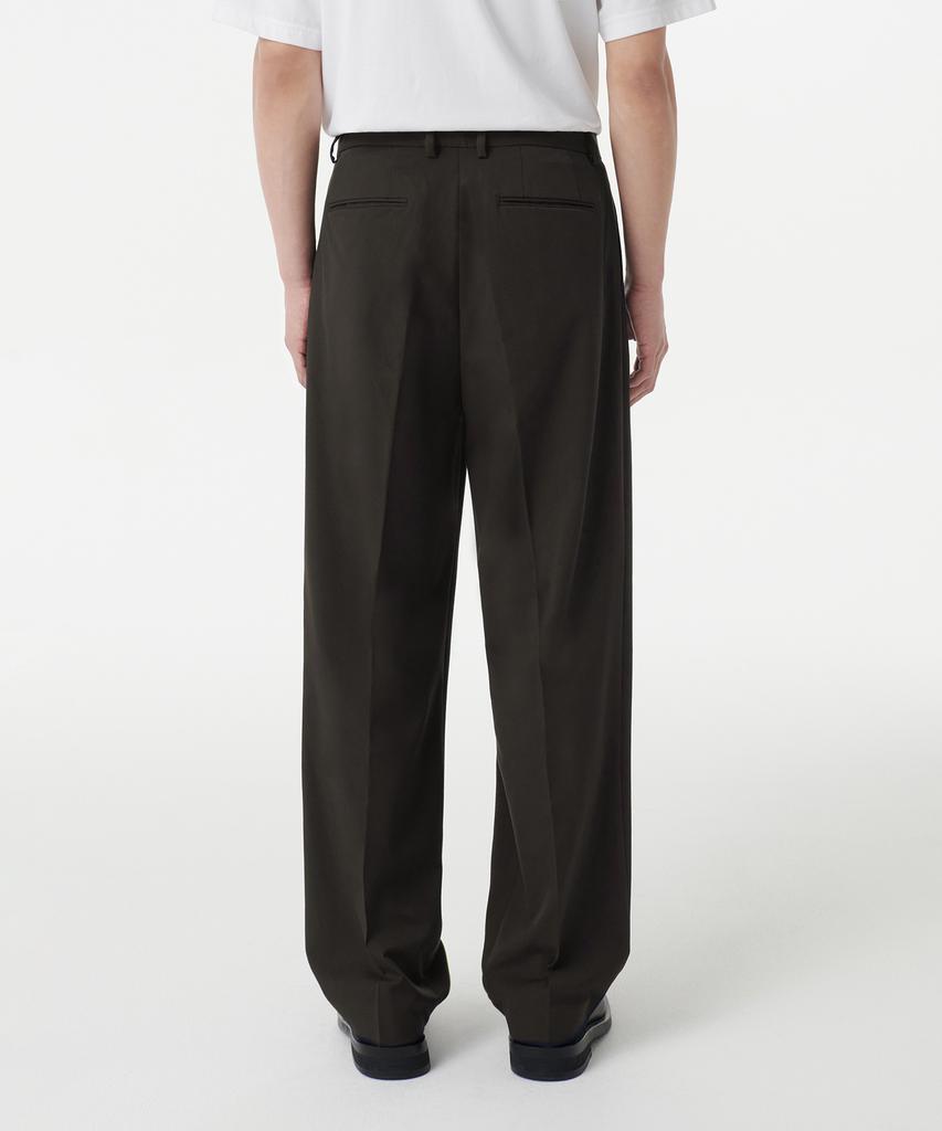 MUSINSA STANDARD Three-Puck Semi-Balloon Slacks [Van Dyke Brown]