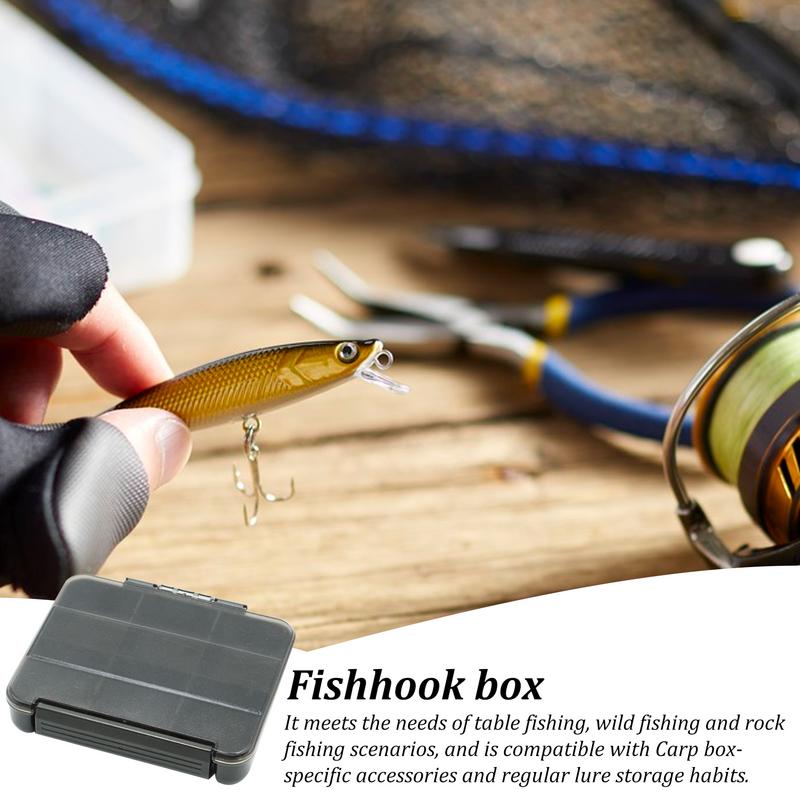 Fish hook box Built-in multi-grid structure Toolbox Plastic Storage Box Waterproof Dust-Proof Container Fishing Accessories